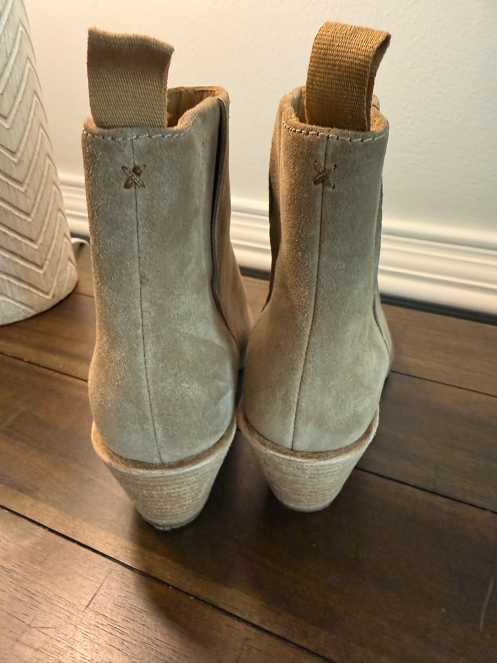 rag & bone Rover Suede Pointed Toe Ankle Boots size 36 - Picture 4 of 14